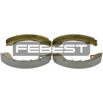 Febest 0502BFR - ZAPATAS DE FRENO TRASERAS