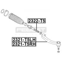 Febest 2321T5LH - ROTULA DIRECCION IZDA