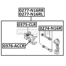 Febest 0277N16RL - PINZA DE FRENO