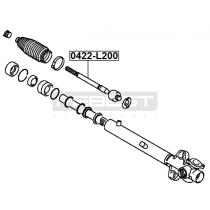 Febest 0422L200 - ROTULA AXIAL MITSUBISHI