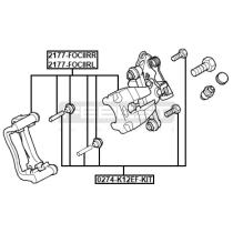 Febest 2177FOCIIRR - PINZA FRENO