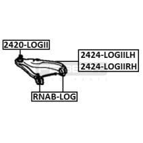 Febest 2420LOGII - BRAZO SUSPENSION DEL/INF.