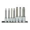 Jbm 53084 - JUEGO DE 7 PUNTAS TORX DE 3/8" Y 1/2"