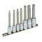 Jbm 53084 - JUEGO DE 7 PUNTAS TORX DE 3/8" Y 1/2"
