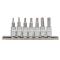 Jbm 53127 - JUEGO DE 7 PUNTAS TORX INVIOLABLE 1/4"