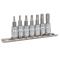 Jbm 53127 - JUEGO DE 7 PUNTAS TORX INVIOLABLE 1/4"