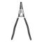 Jbm 53548 - ALICATE SEEGER PARA EXTERIORES BOCA CURVA 13" (330MM)